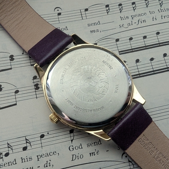 Anne Klein Purple and Gold Women's Watch - Picture 6 of 16